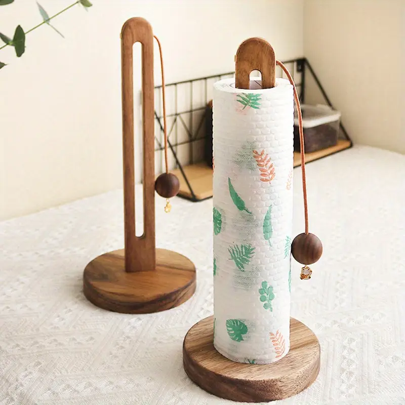 Solid Wood Kitchen Tissue Holder - Image 2