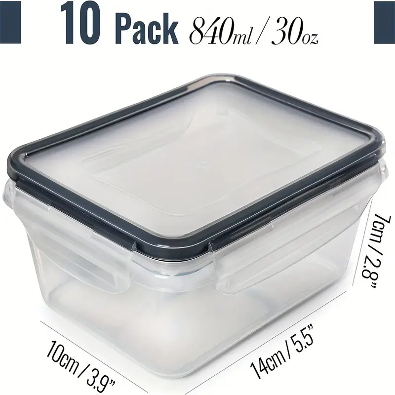 10pcs Storage Containers for Kitchen Organization - Image 3