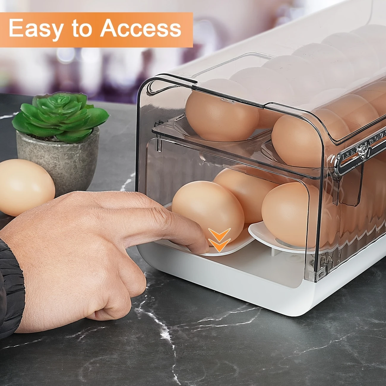 30-Count Rolling Egg Holder - Image 2