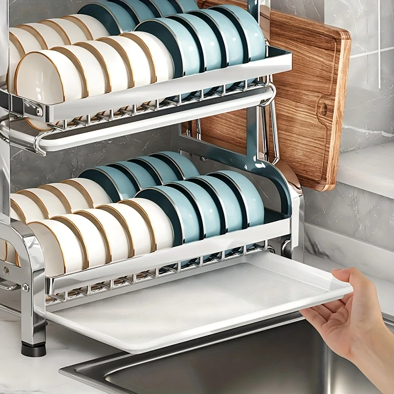 Stainless Steel Kitchen Dish Rack - Image 4