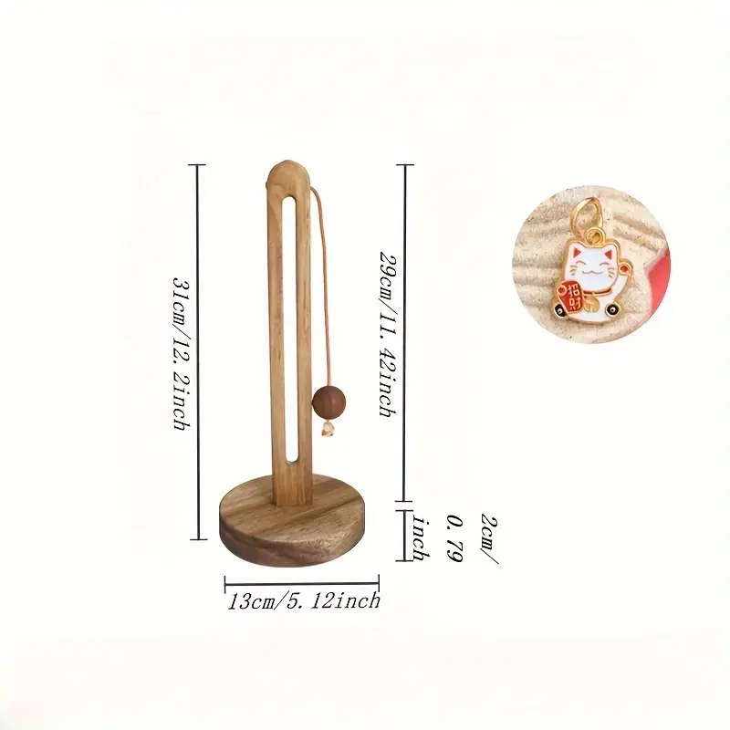 Solid Wood Kitchen Tissue Holder - Image 3