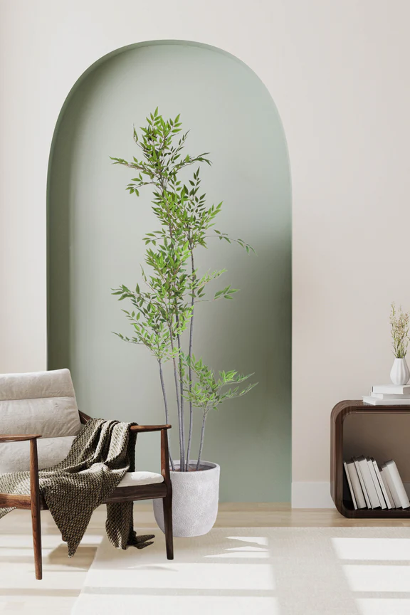 Faux Nandina Bamboo - Image 2