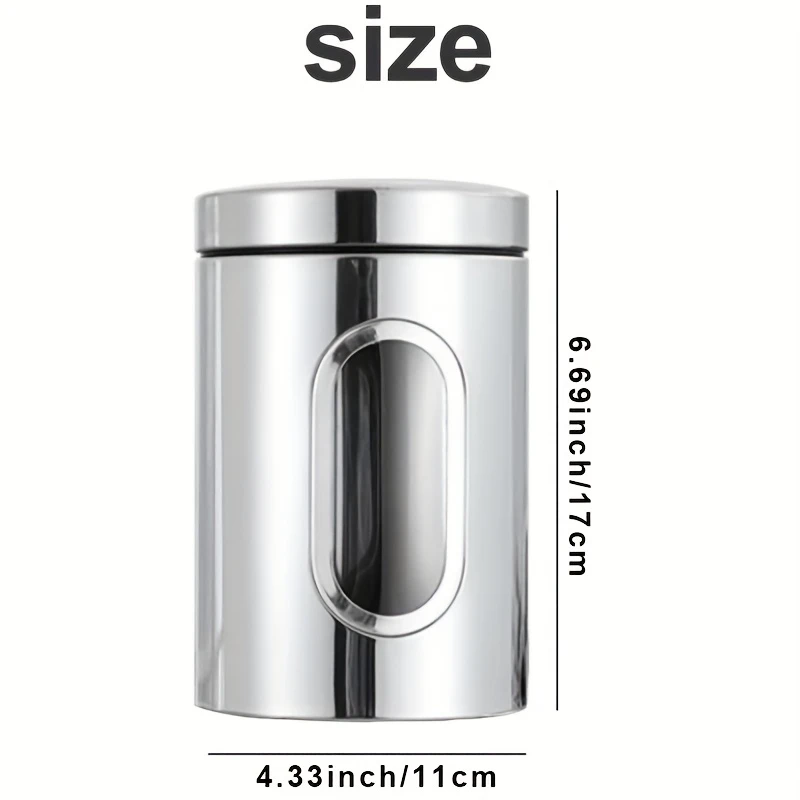 3pcs Stainless Steel Storage Containers - Image 4