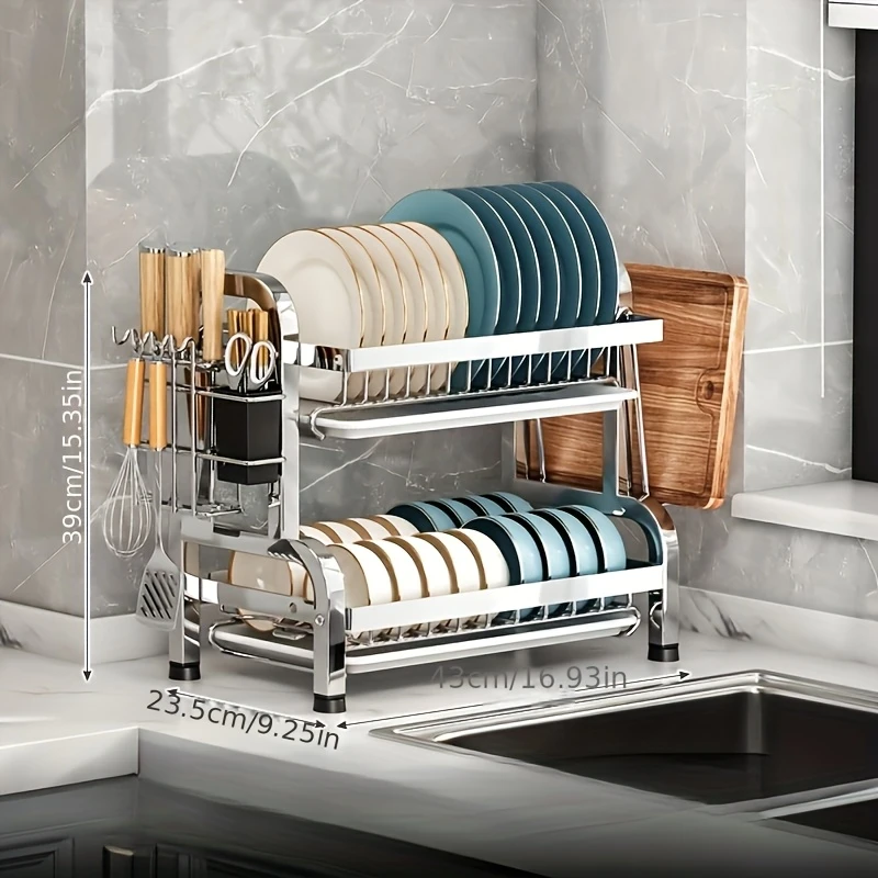 Stainless Steel Kitchen Dish Rack - Image 3
