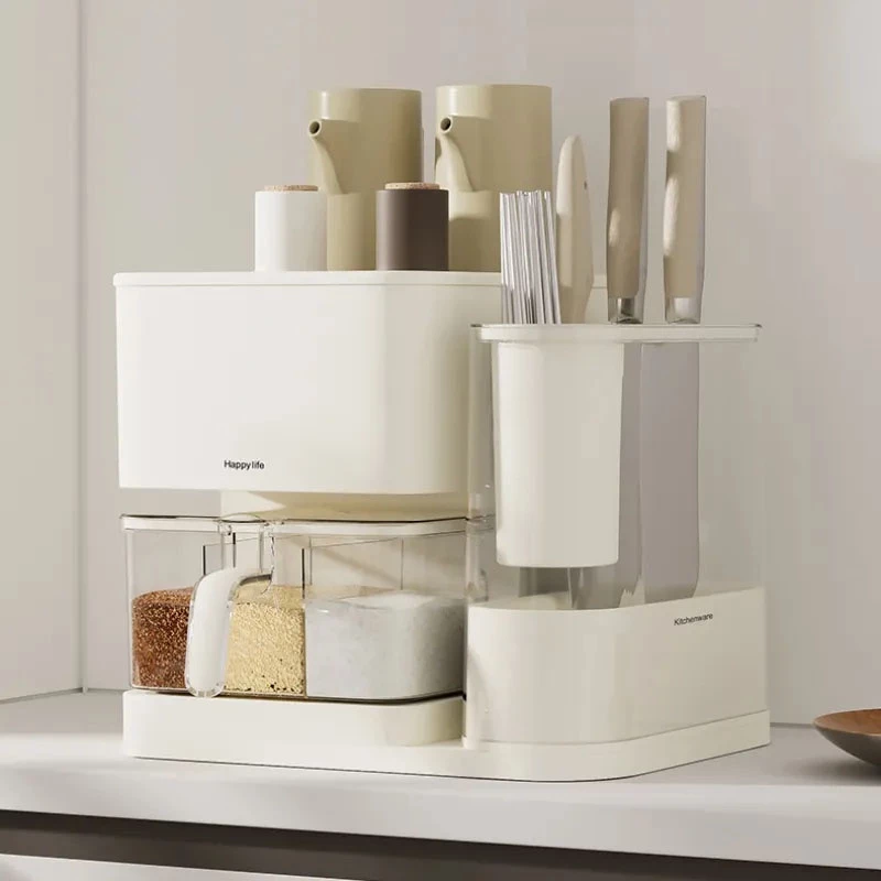 Multi-Functional Dustproof Moisture-Proof Spice Rack Large Capacity - Image 2