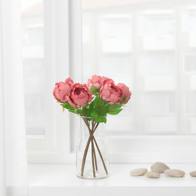 Artificial Peony Bouquet – Dark Pink - Image 2